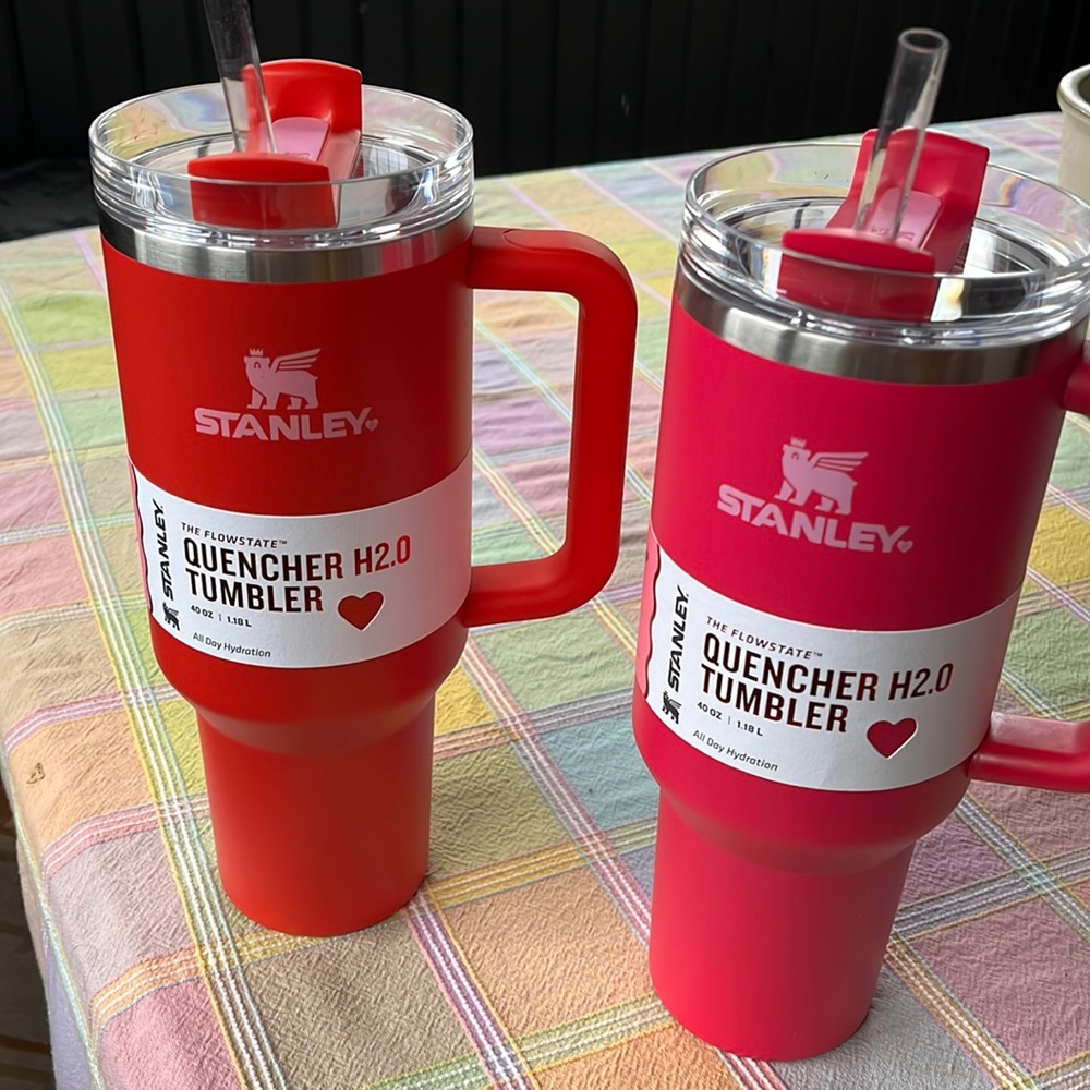 Stanley RED Valentine H2.0 Tumbler 40oz bundle and save